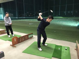 しっかり上げて~ golf.a0004